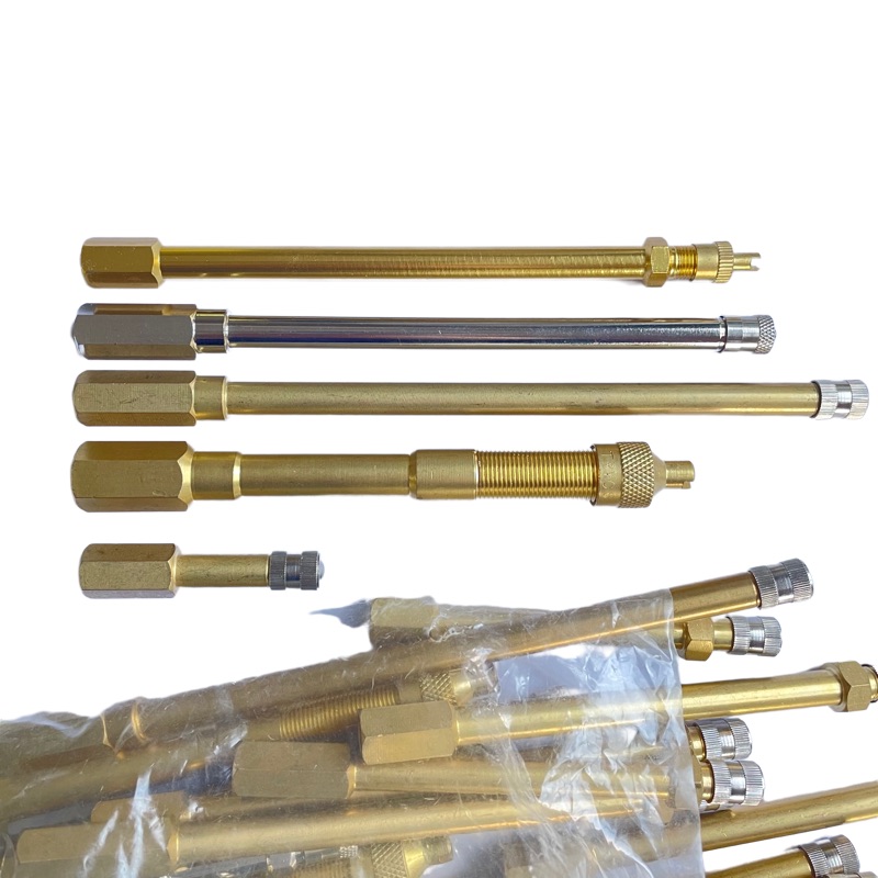thumbnail image 2 of Weldtite Presta Valve Extensions For High-Pressure Tires, Pack Of 2 - Makes Pumping Deep-Profile Rims Easy 2 of 4